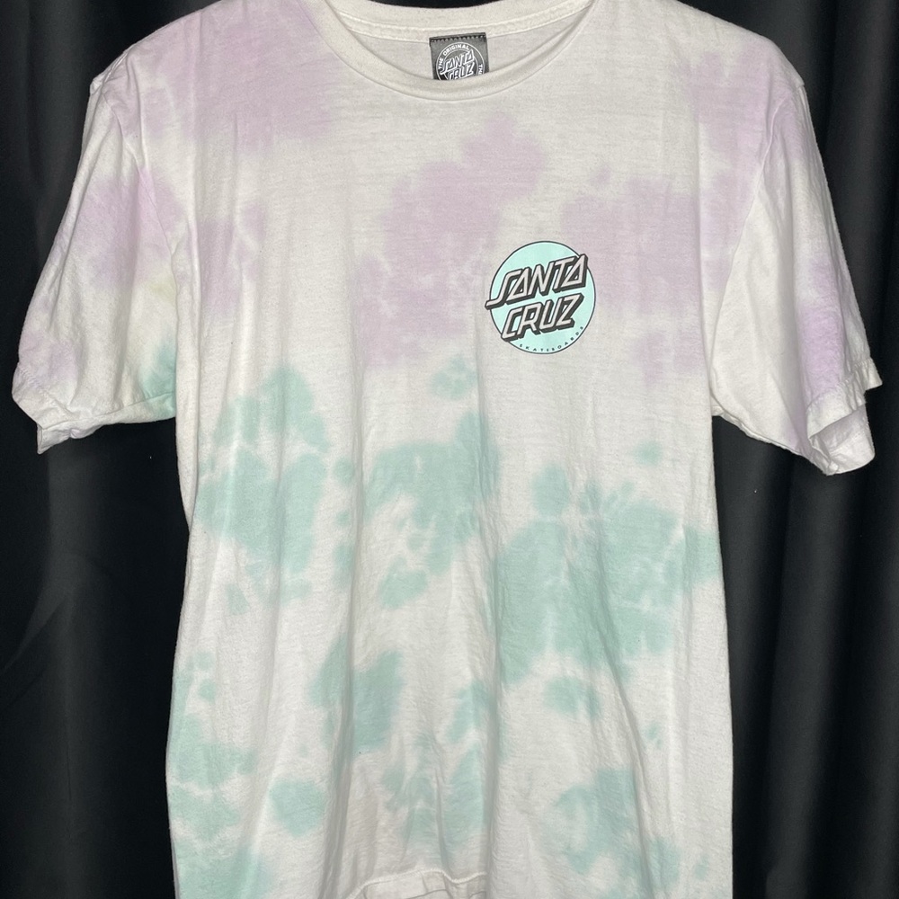 Santa Cruz tie-dye shirt M